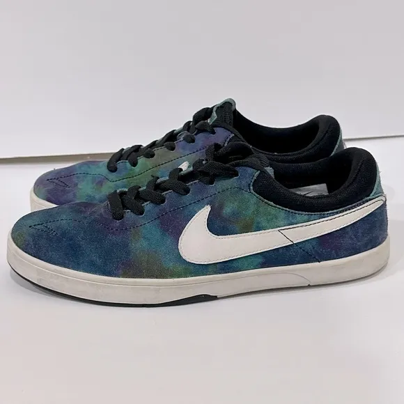 Nike Eric Koston Rare Oilspill Series 1 Galaxy Sneakers Shoes Black Blue Size 9