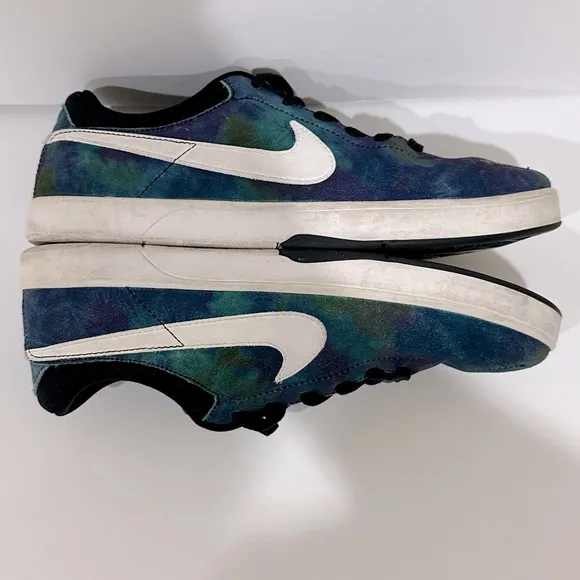 Nike Eric Koston Rare Oilspill Series 1 Galaxy Sneakers Shoes Black Blue Size 9