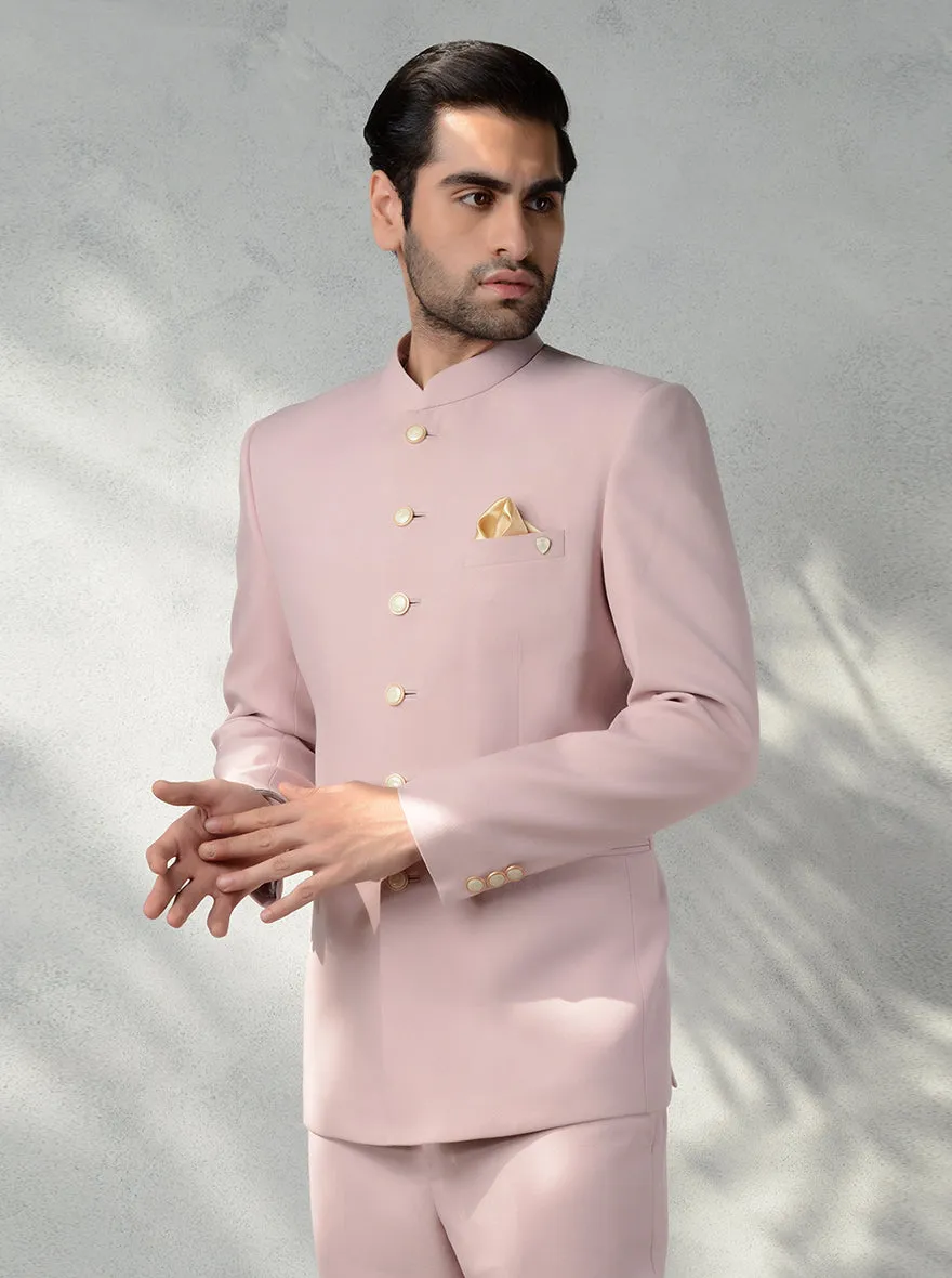 Onion Pink Jodhpuri Suit | JadeBlue