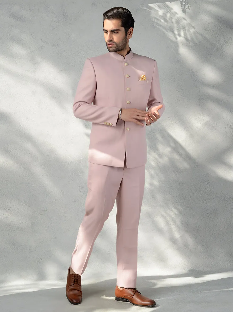 Onion Pink Jodhpuri Suit | JadeBlue