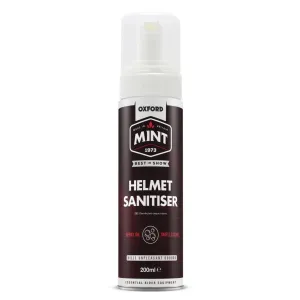 Oxford Products Mint Helmet Foam Sanitiser 200 ml Part# OC300