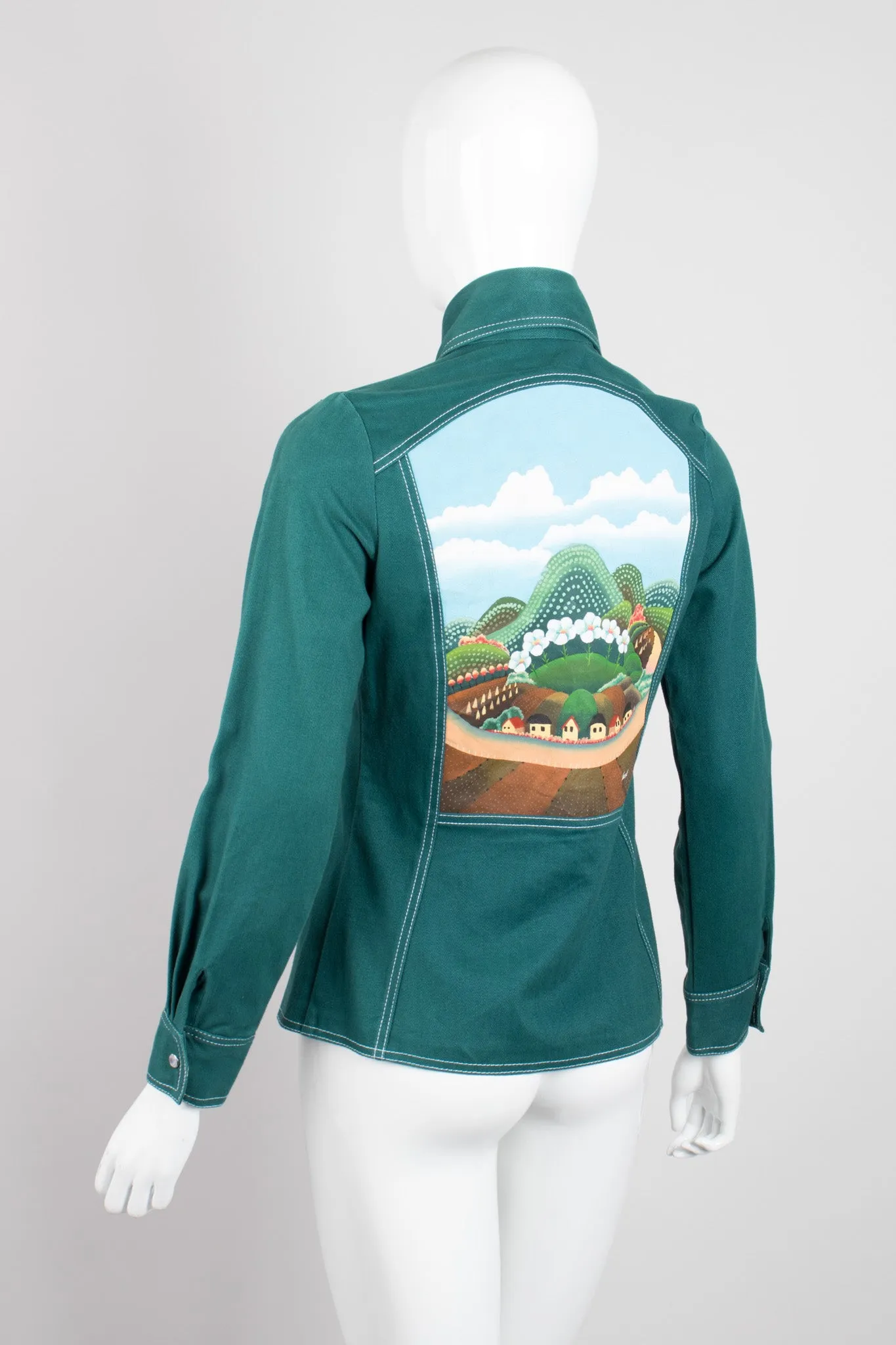 Painted Western Shirt Jacket