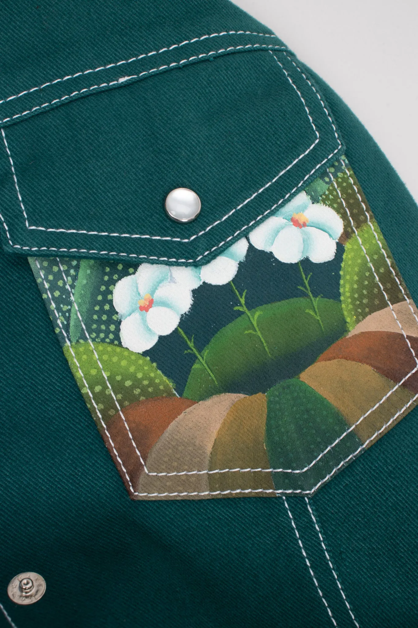 Painted Western Shirt Jacket
