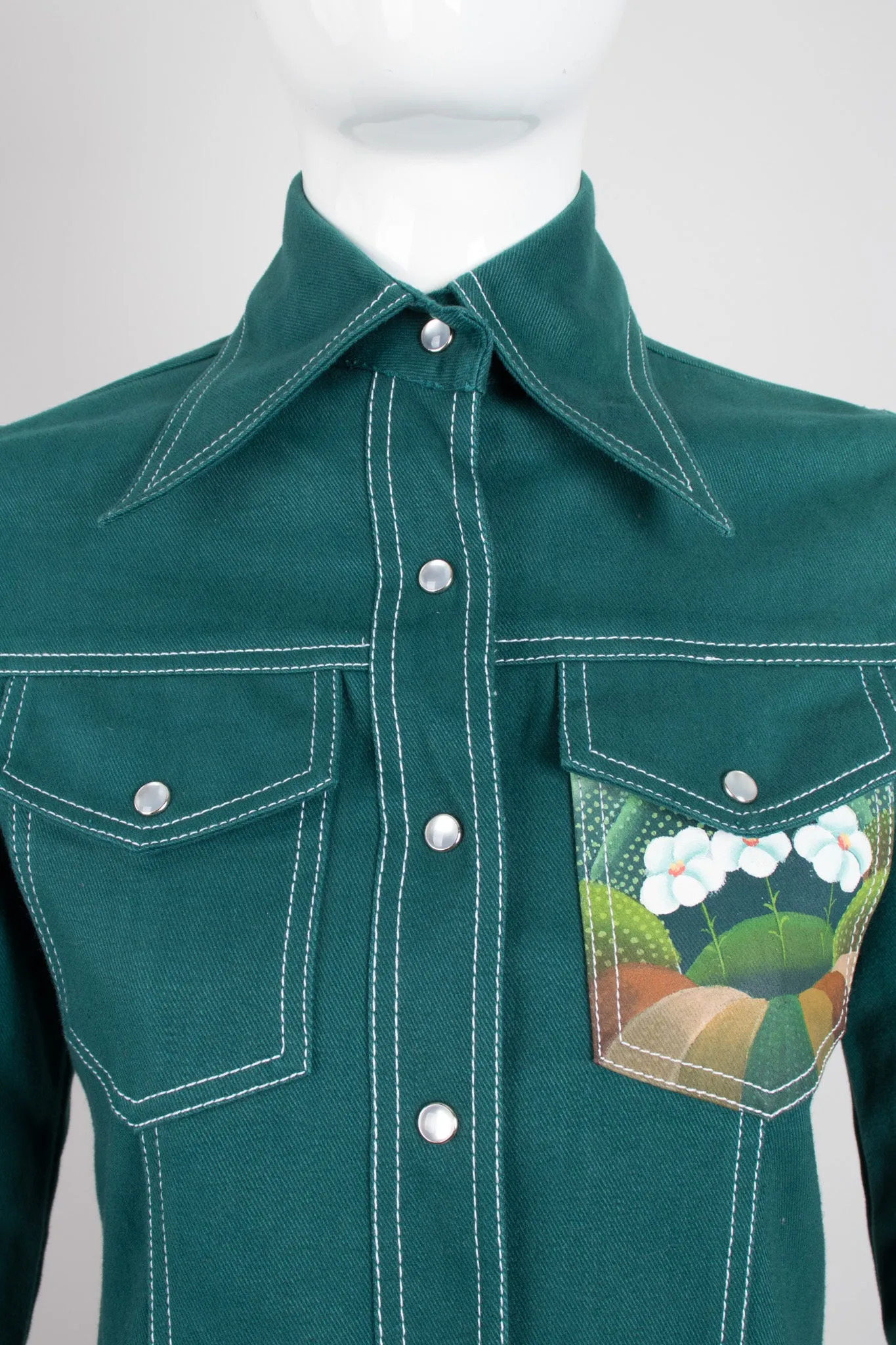 Painted Western Shirt Jacket