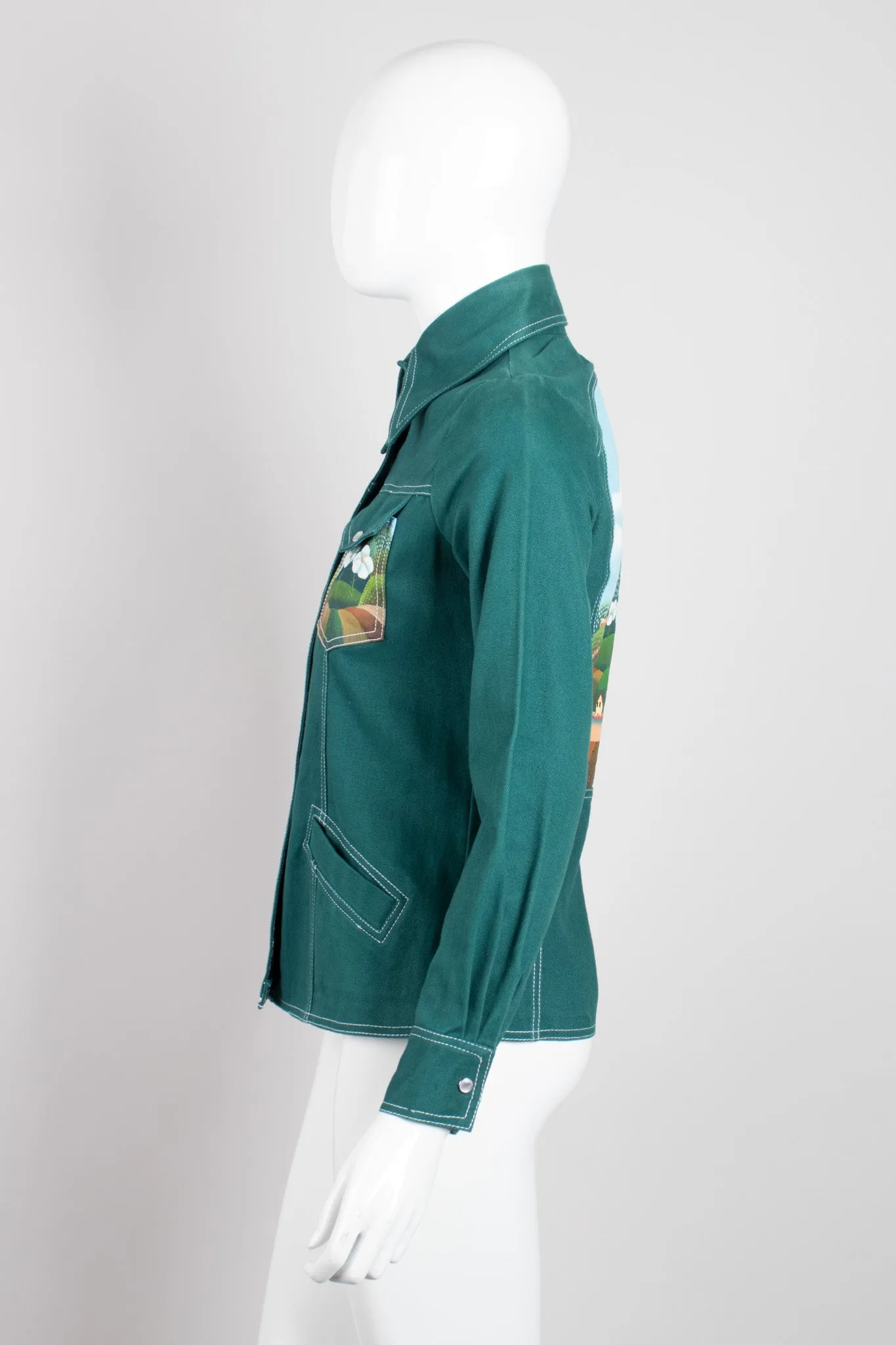 Painted Western Shirt Jacket