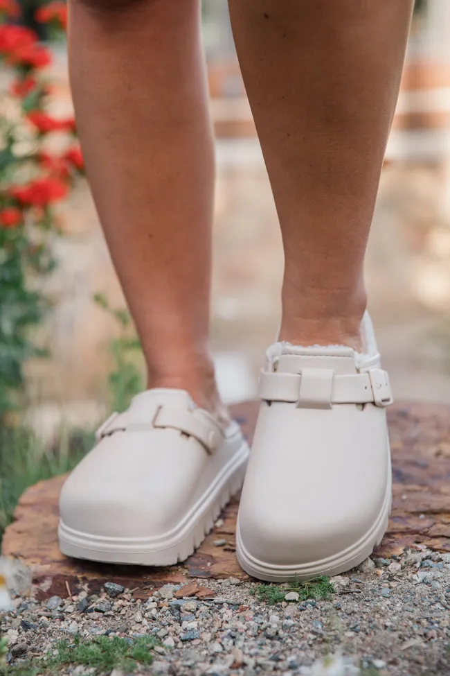 Palmer Rubber Sherpa Lined Slip-on Clogs FINAL SALE