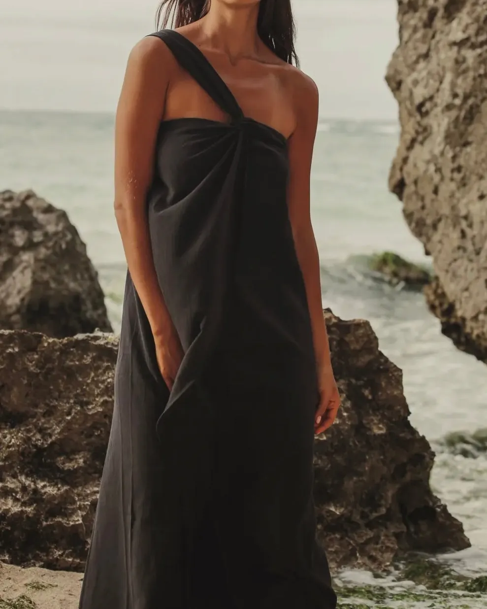 Pia Maxi Dress Black M/L