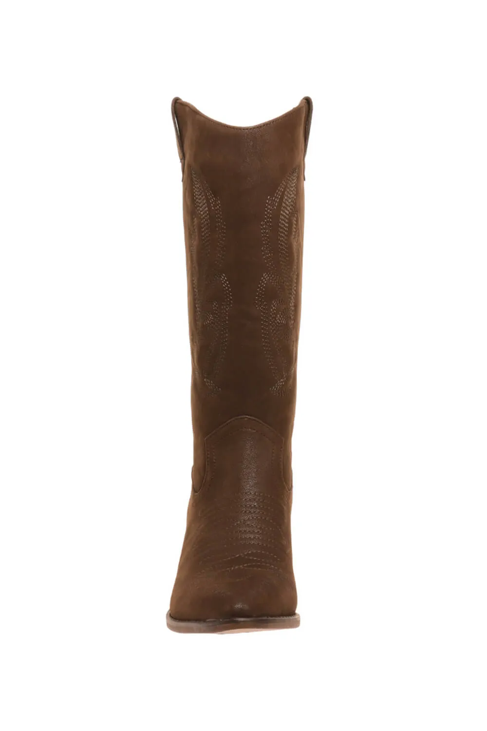 Pierre Dumas Wilder Western Tall Boots for Women in Brown | 89878-702 BROWN