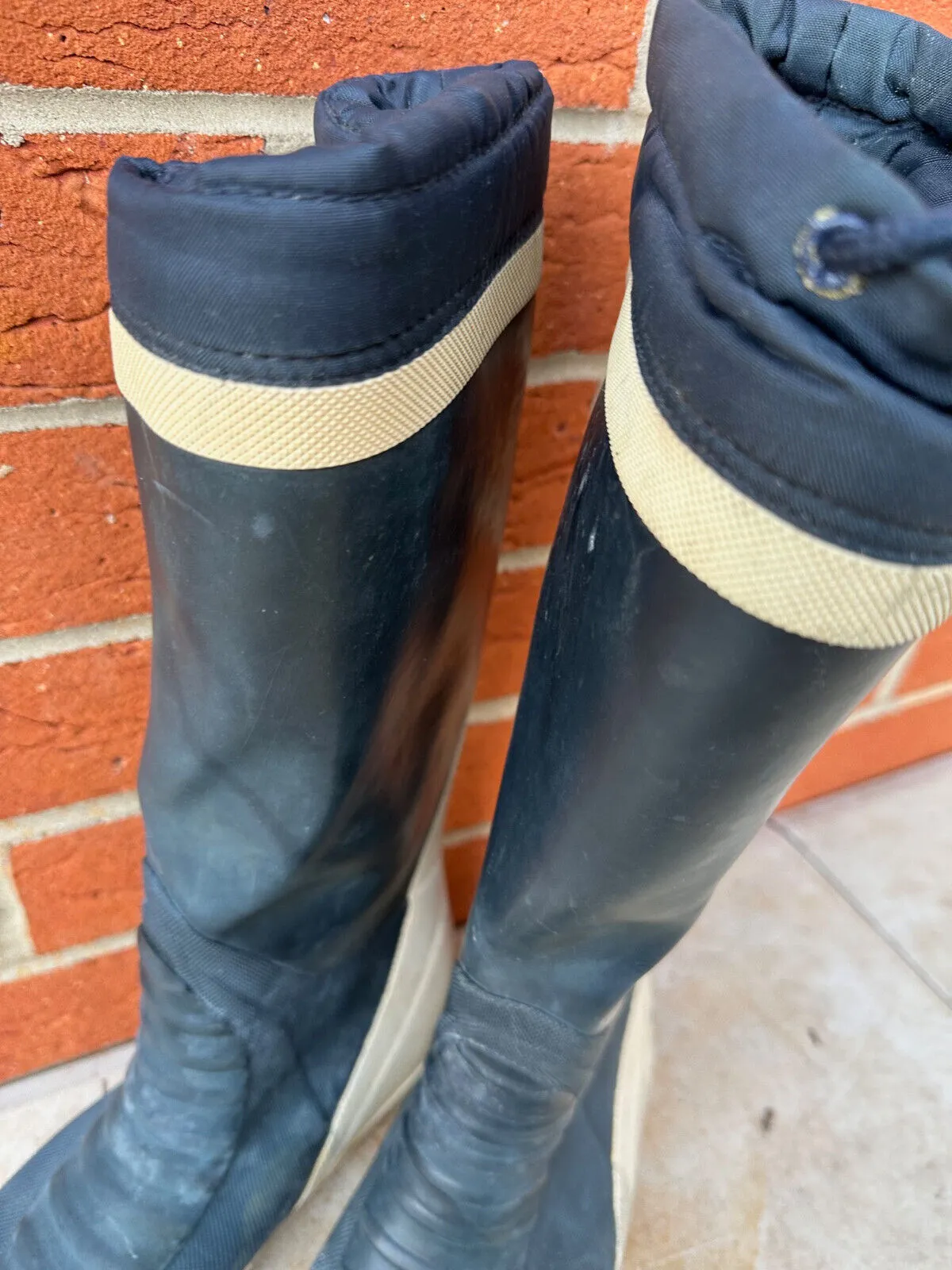 Plastimo Safety Rubber Wellies Sailing Boots - Size UK 5 - EU 38