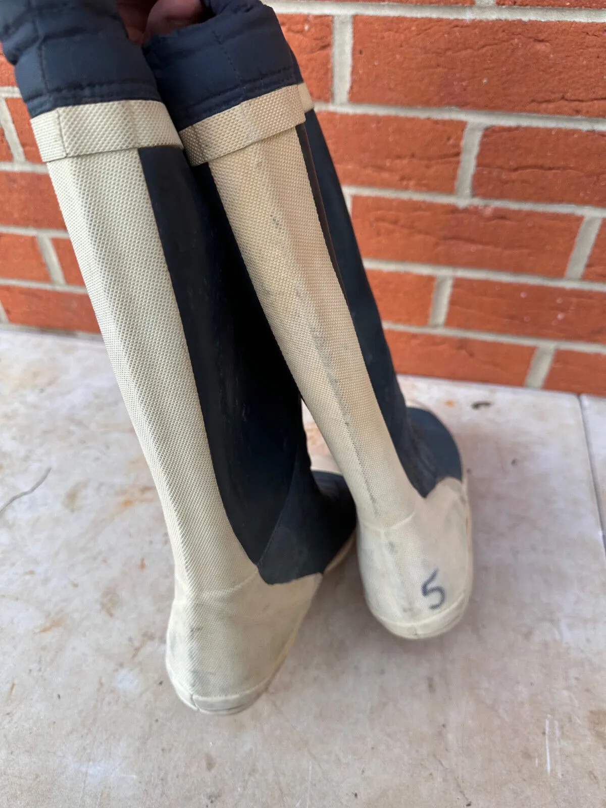 Plastimo Safety Rubber Wellies Sailing Boots - Size UK 5 - EU 38