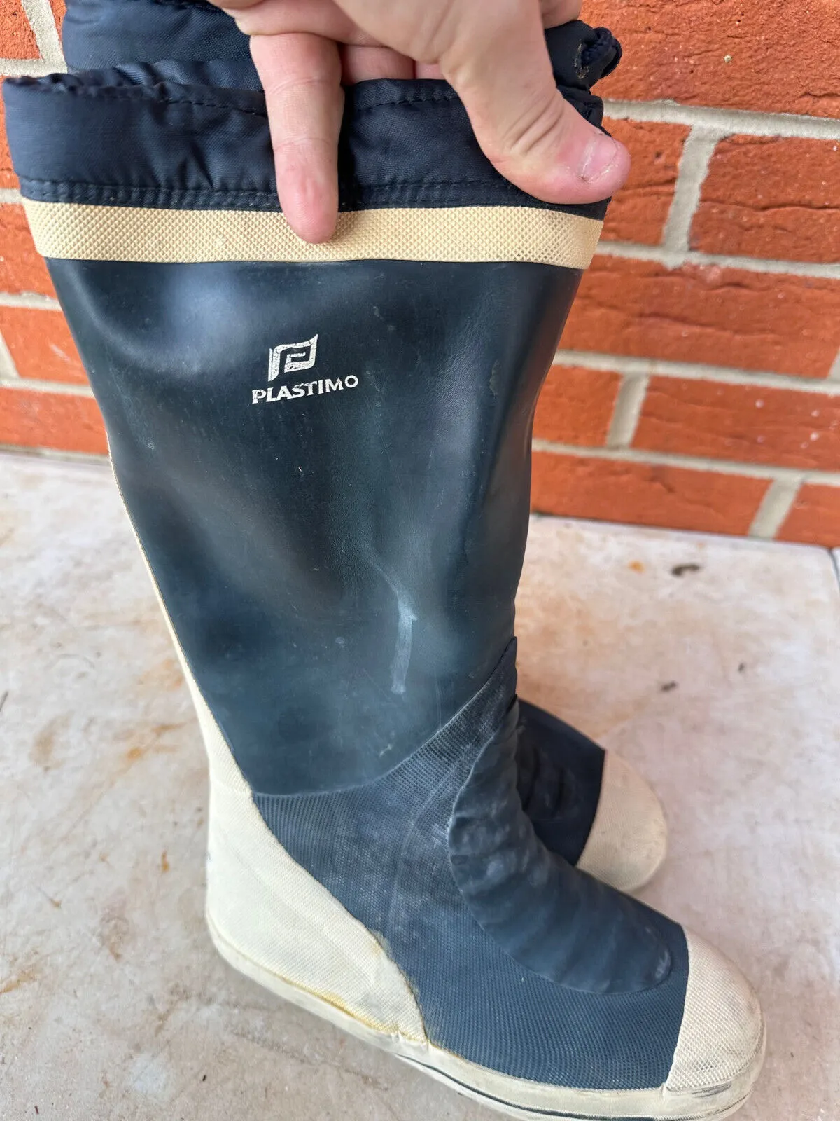 Plastimo Safety Rubber Wellies Sailing Boots - Size UK 5 - EU 38
