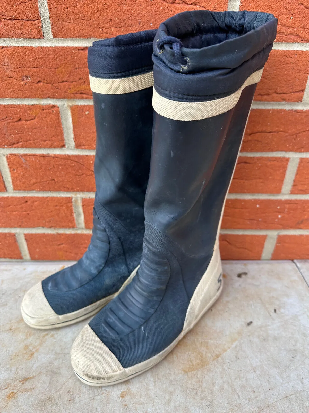 Plastimo Safety Rubber Wellies Sailing Boots - Size UK 5 - EU 38