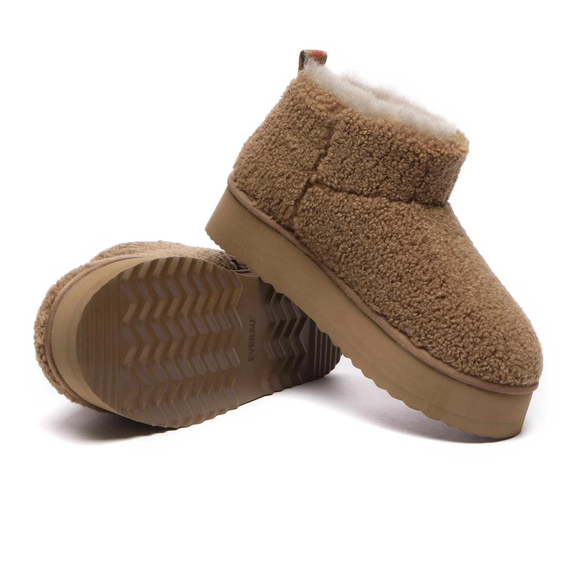 PlushCozy Ultra Mini Platform Boots