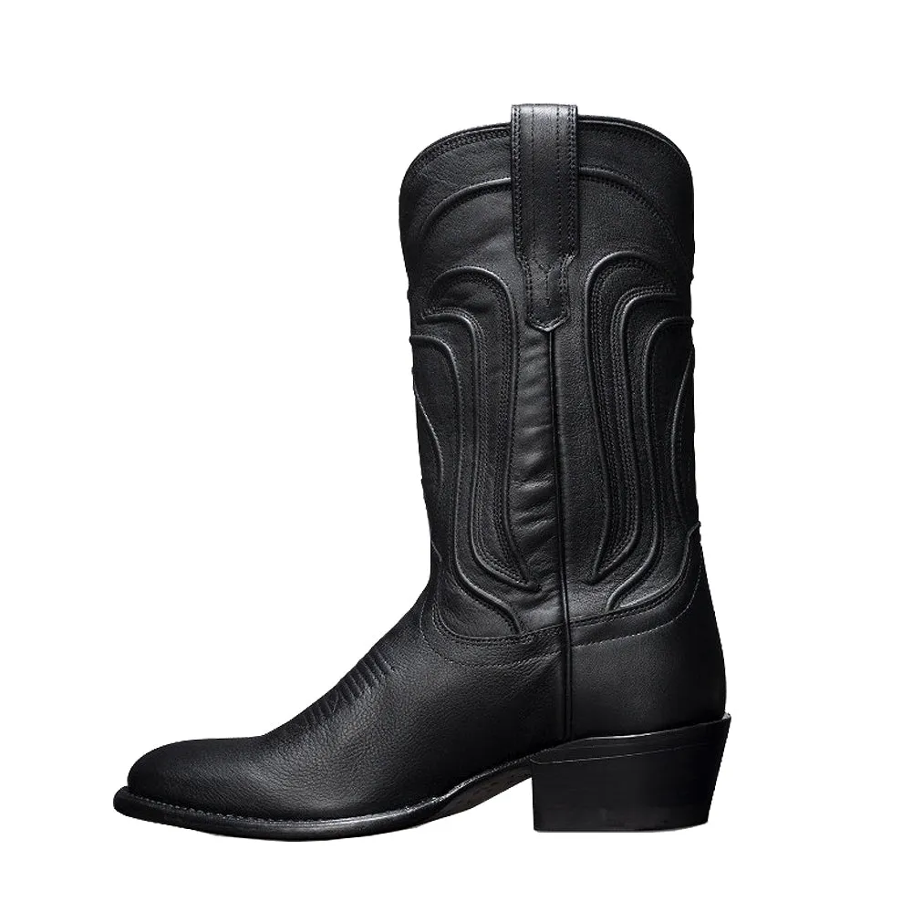 Pointed Toe Western Inspired Embroider Cowboy Men Boots