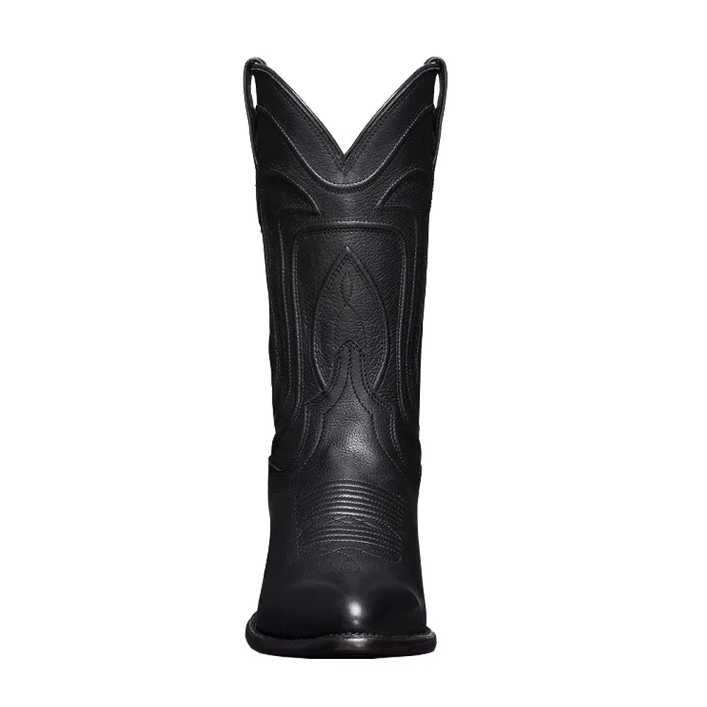 Pointed Toe Western Inspired Embroider Cowboy Men Boots