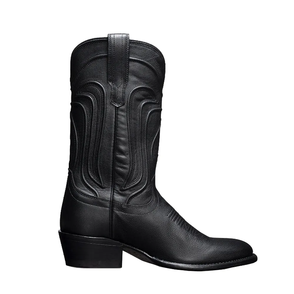 Pointed Toe Western Inspired Embroider Cowboy Men Boots