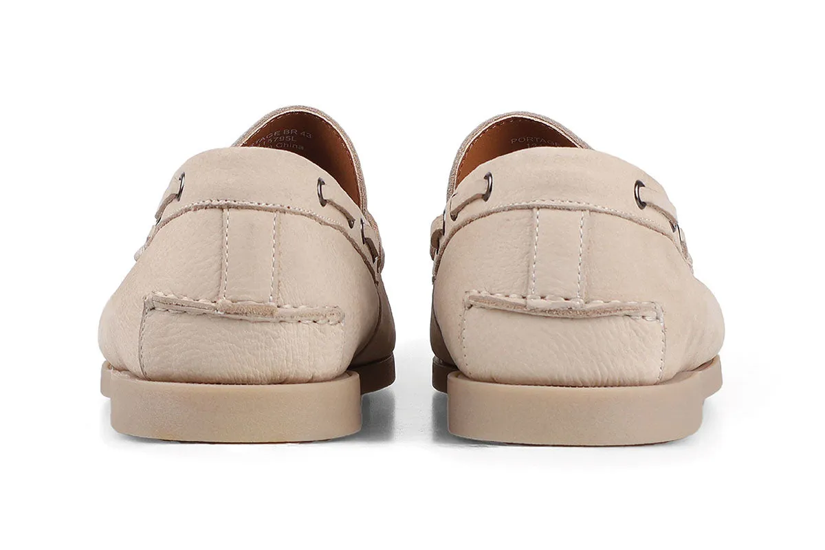 Portage Boat Shoe - Beige