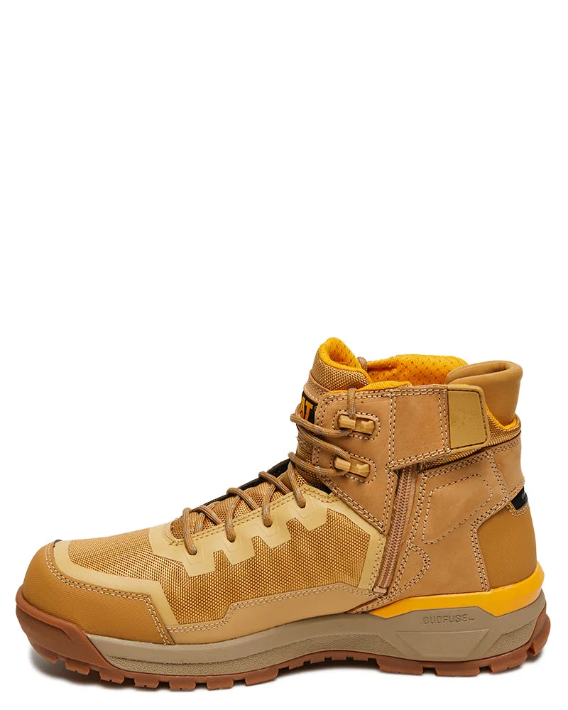 Propulsion Zip Side Safety Boot - Honey