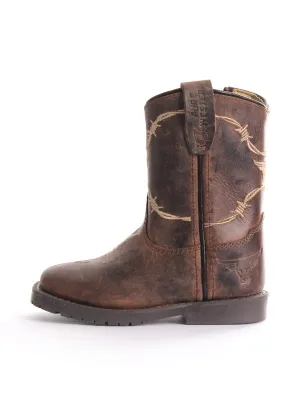 Pure Western Kit Toddler Boot - Oil Distress Brown