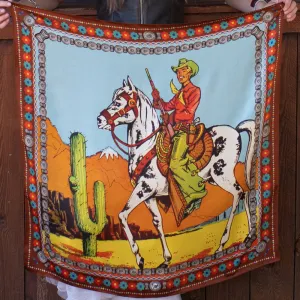 Ranger Long Tall Brown Silk Wild Rag
