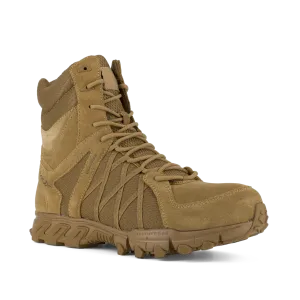 Reebok Tactical Men's 8 Inch Trailgrip Tactical Boot with Side Zip Coyote RB3460