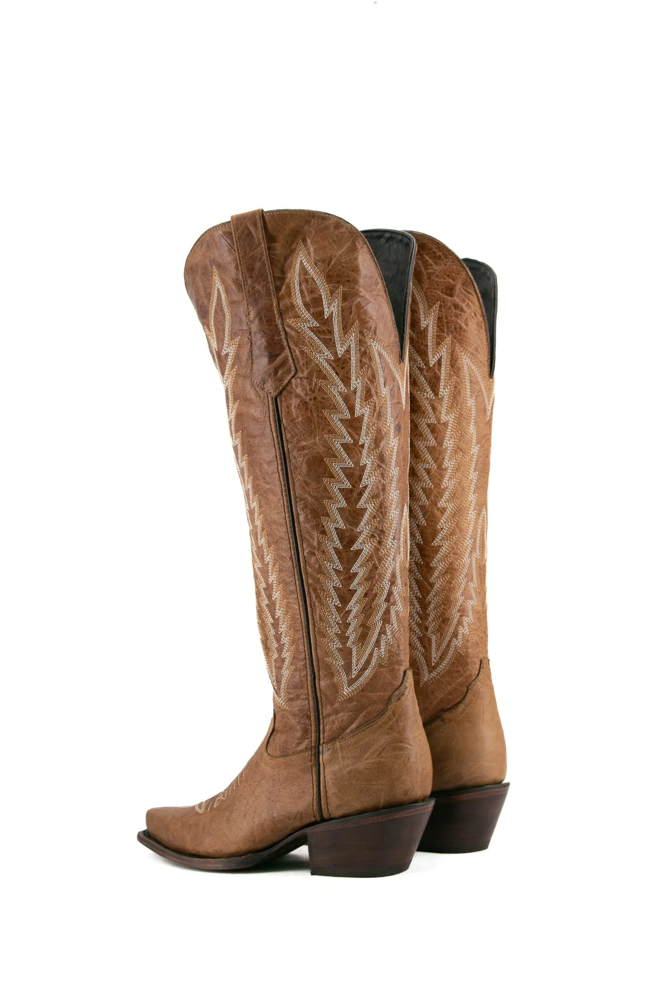 Rock'Em Valentina Tall Snip Toe WIDE CALF Friendly Cowgirl Boots