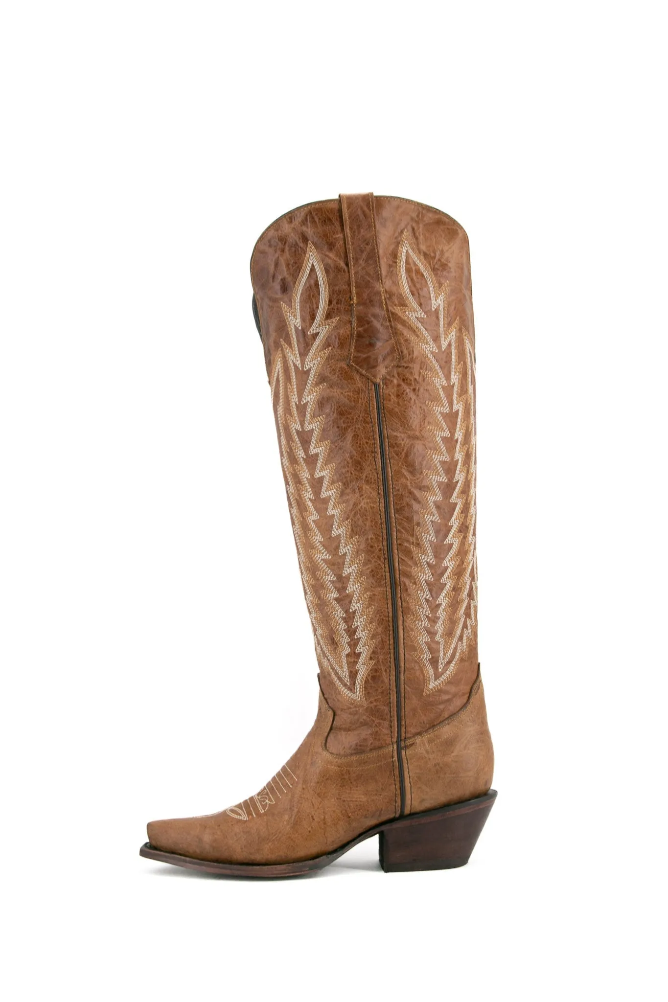 Rock'Em Valentina Tall Snip Toe WIDE CALF Friendly Cowgirl Boots
