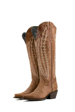 Rock'Em Valentina Tall Snip Toe WIDE CALF Friendly Cowgirl Boots