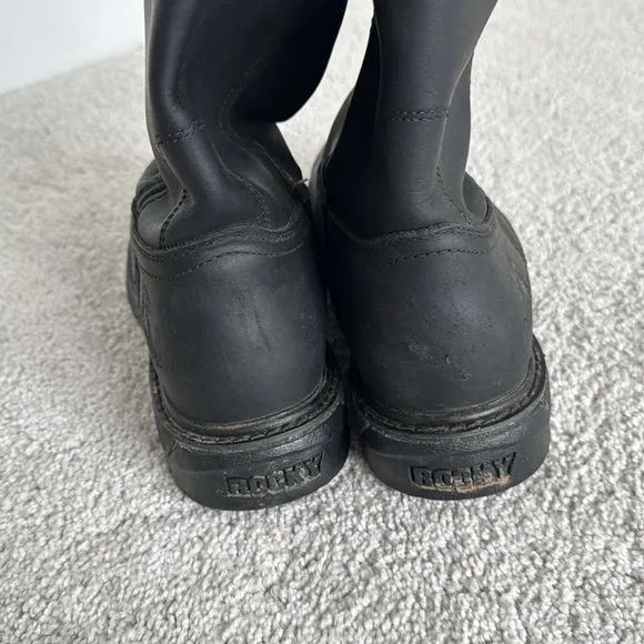 Rocky Men's Western Black Boots, Original Ride Flx - Size 9.5W