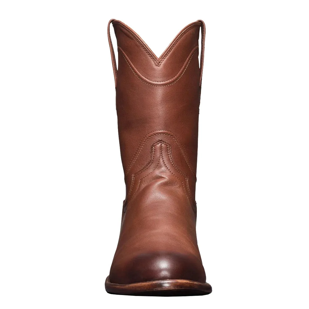 Round Toe Low Heel Western Boots