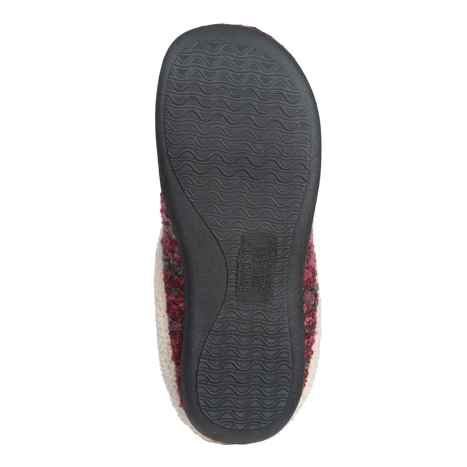 Roxoni Womens Knitted Fleece Lined Clog Slippers Warm House Shoe