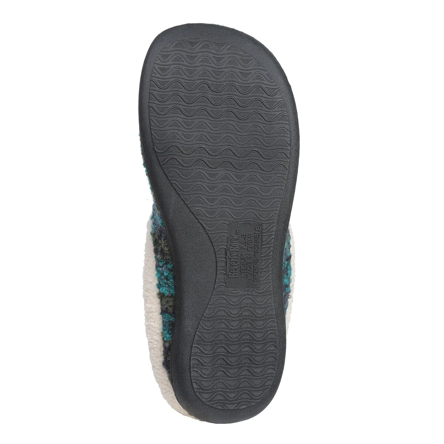 Roxoni Womens Knitted Fleece Lined Clog Slippers Warm House Shoe