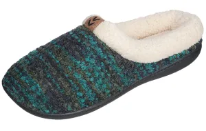Roxoni Womens Knitted Fleece Lined Clog Slippers Warm House Shoe
