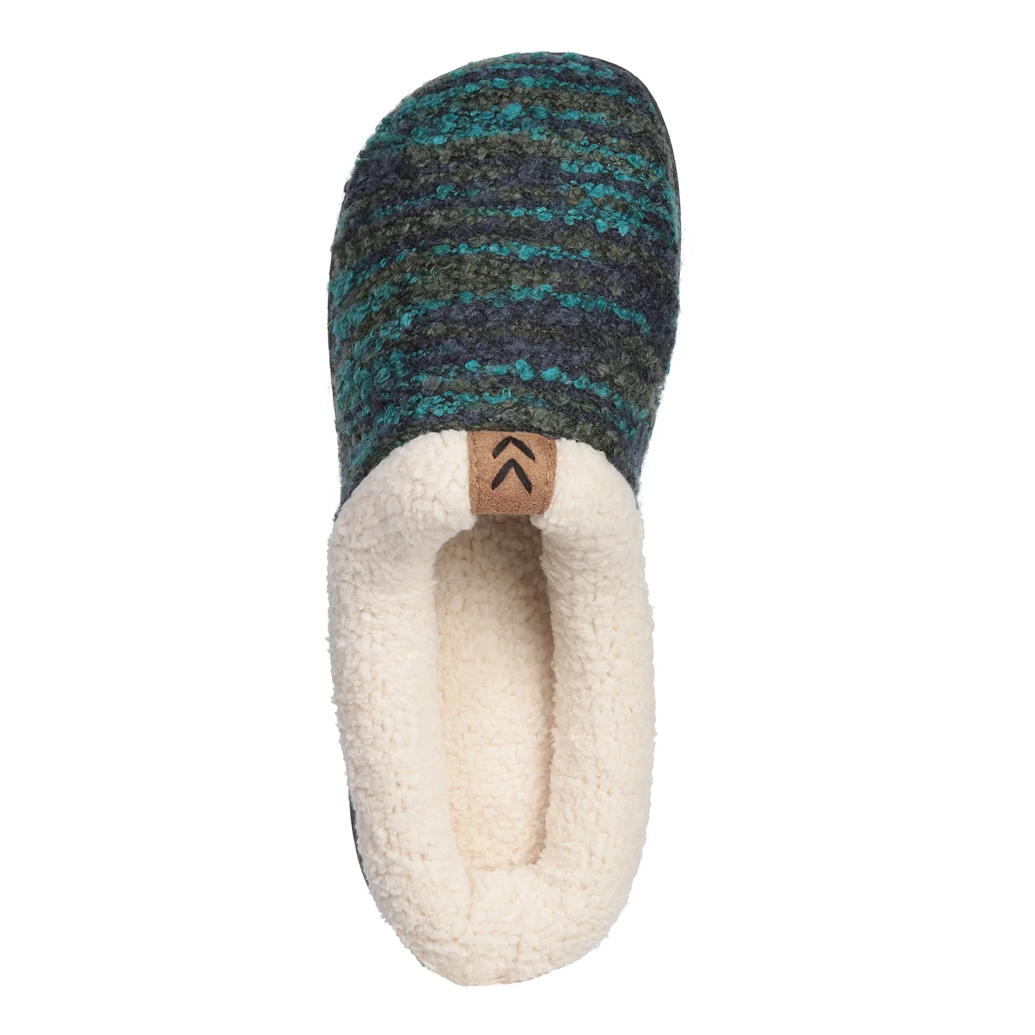 Roxoni Womens Knitted Fleece Lined Clog Slippers Warm House Shoe