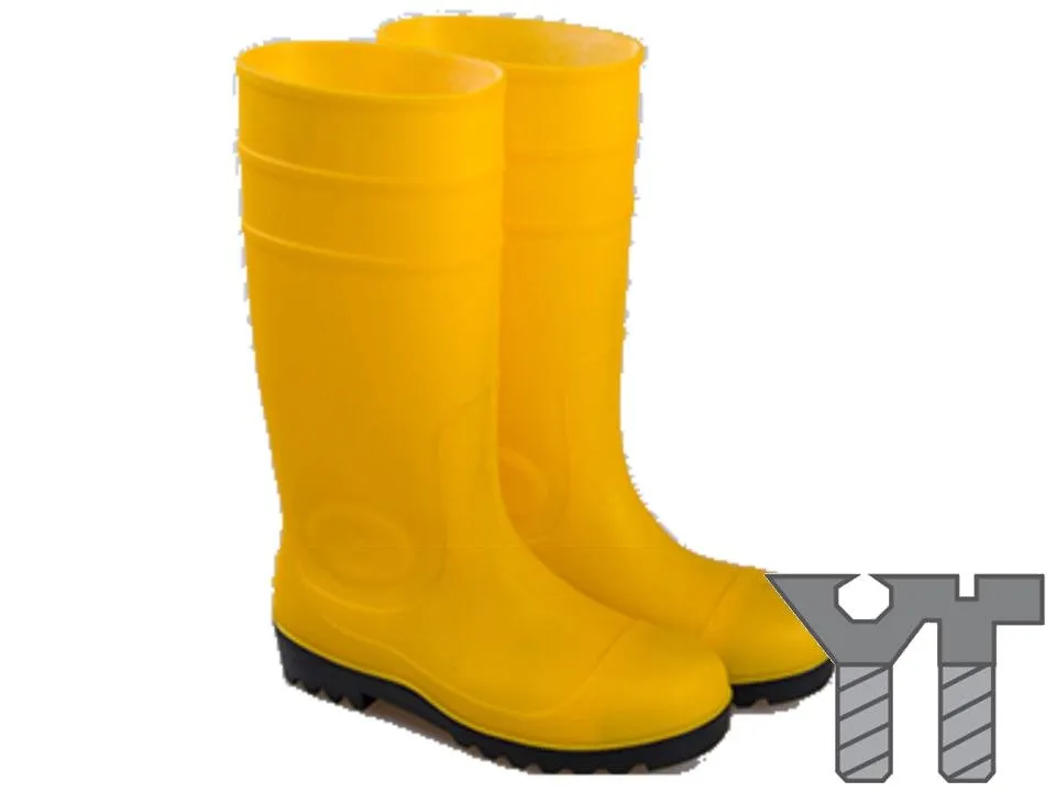 SAFETY RUBBER YELLOW BOOTS