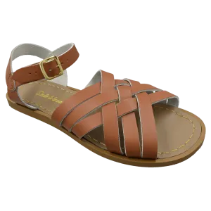 Saltwater Retro sandal (tan, Adult)