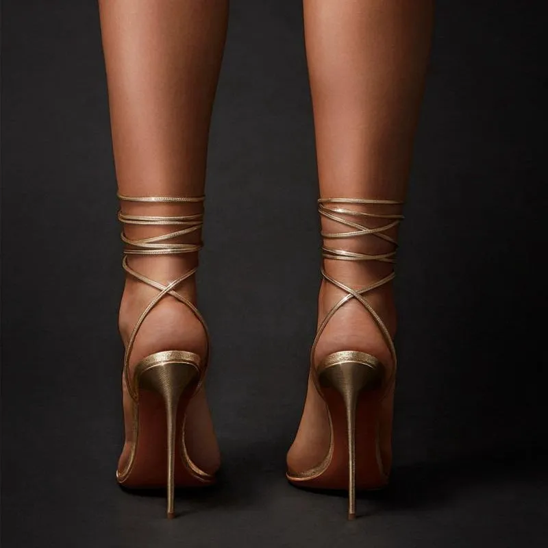 Sandals Ankle Strap Strap Stiletto Sandals Women