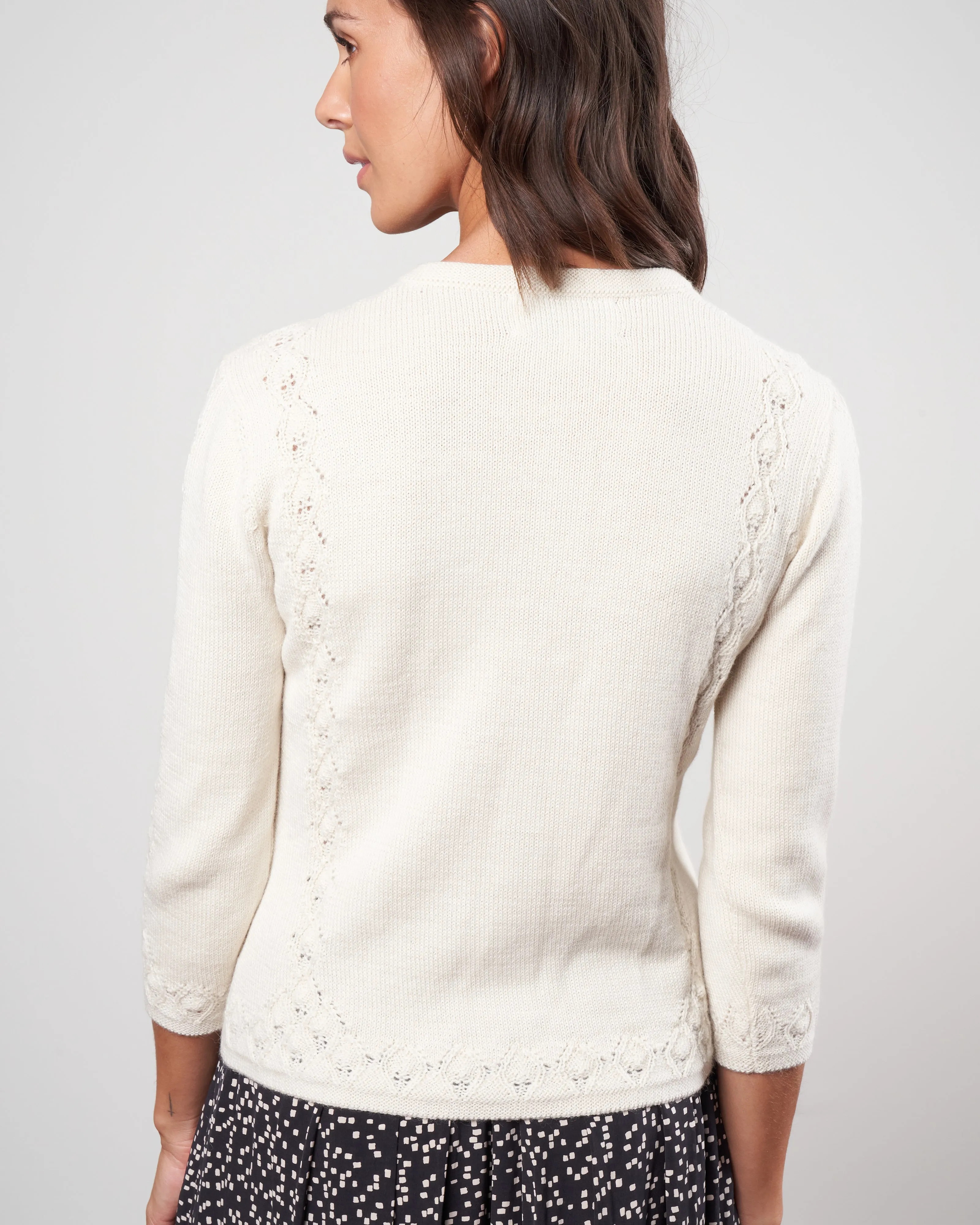 sophie cardigan - ivory