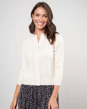 sophie cardigan - ivory