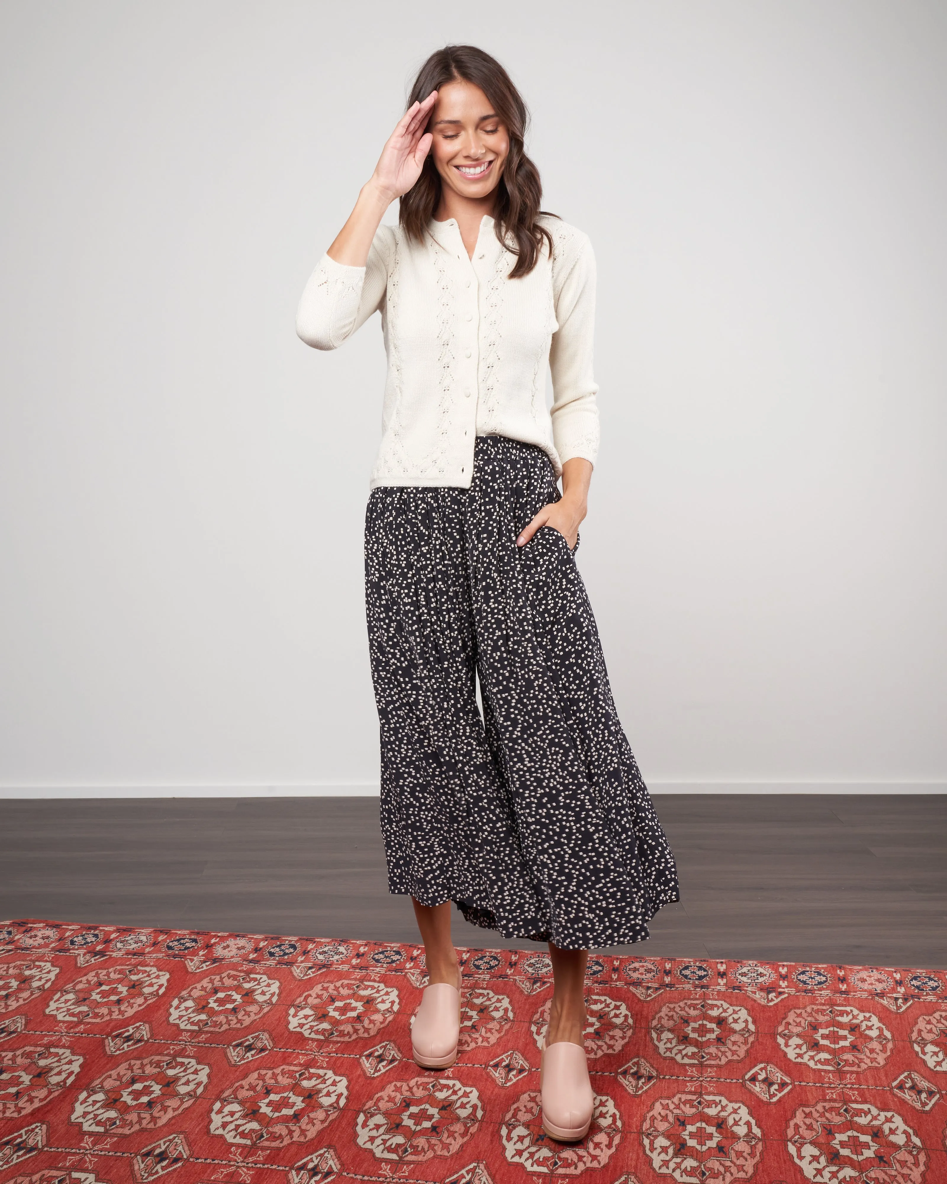 sophie cardigan - ivory