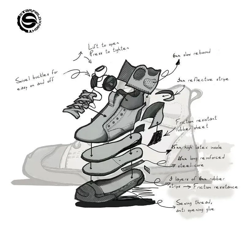 STAR FIELD KNIGHT™ Casual Style Motorcycle Riding Shoes