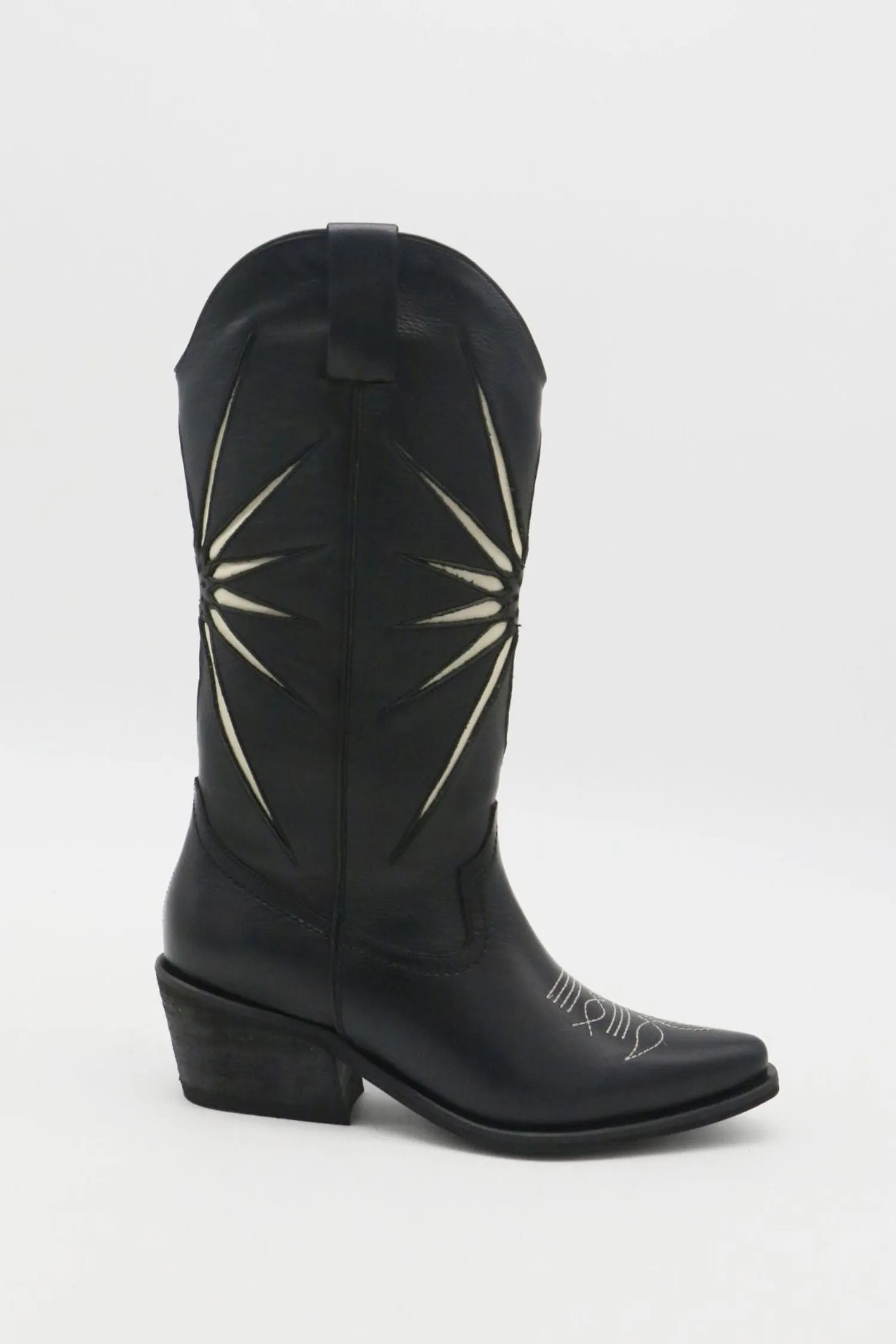 [STIVALI] MOONRISE LEATHER COWBOY BOOT