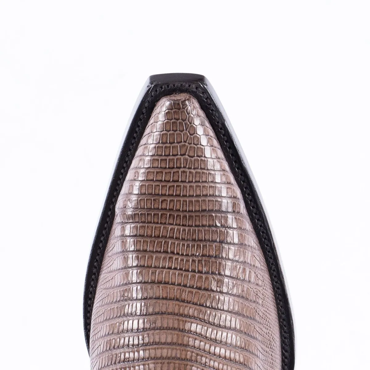 TANNER MARK EXOTIC LEATHER Lizard MD KT Cowboy Boots Snip Toe