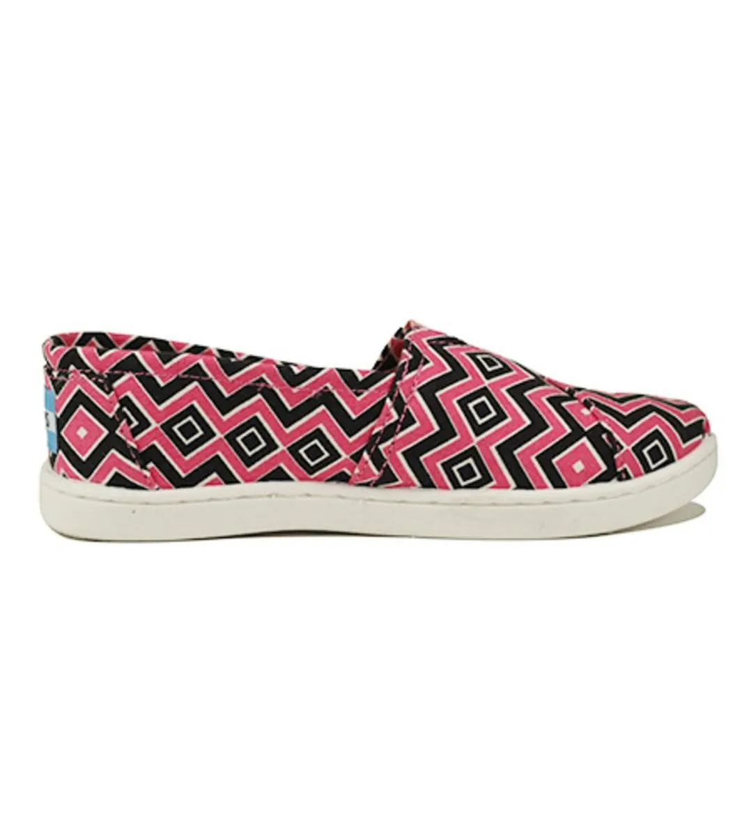 Toms for Kids: Classic Coral Canvas Chevron