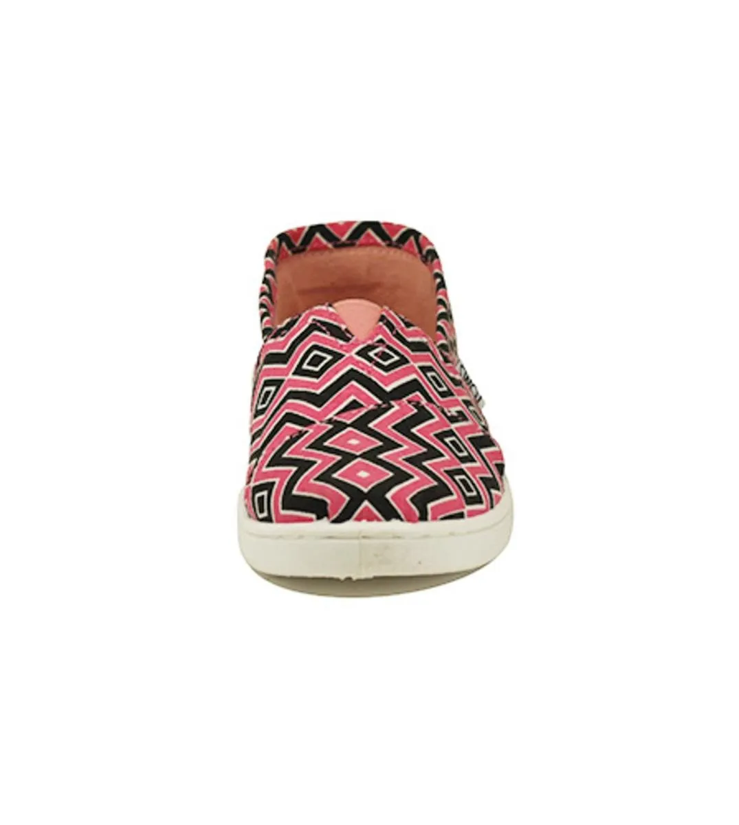 Toms for Kids: Classic Coral Canvas Chevron