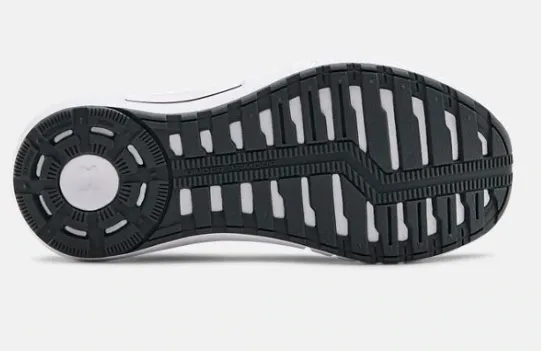 Under Armour Black/White/Metallic Silver Pursuit A/C Sneaker