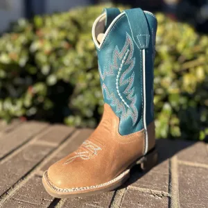 Unisex Broad Square Toe Western Boots