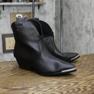 Universal Thread Women's Henley Ankle Western Boots 88375060 Black 10M