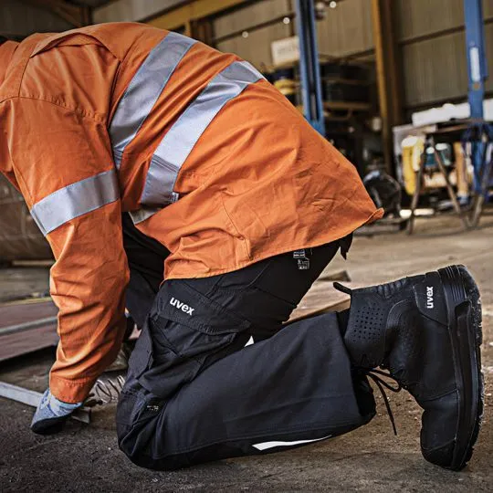 UVEX 3 X-Flow Work Boot Black