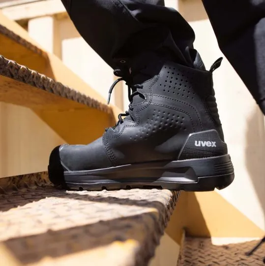 UVEX 3 X-Flow Work Boot Black